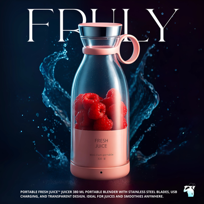 Blender Smoothie Juicer, Portable Blender Mini Jug Blenders, Multifunctional Personal Blender with USB Rechargeable